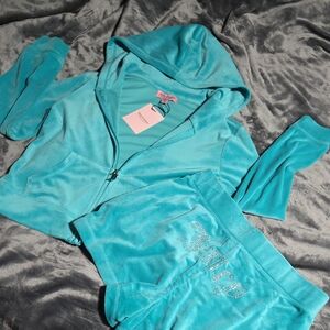 TEAL JUICY COUTURE SET